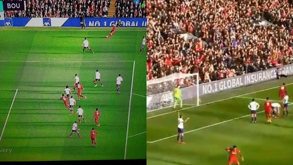 Polémica en Anfield. Collage/Movistar+