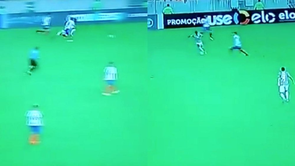 Fluminense se puso por delante ante Bahía con un gol muy curioso. Captura
