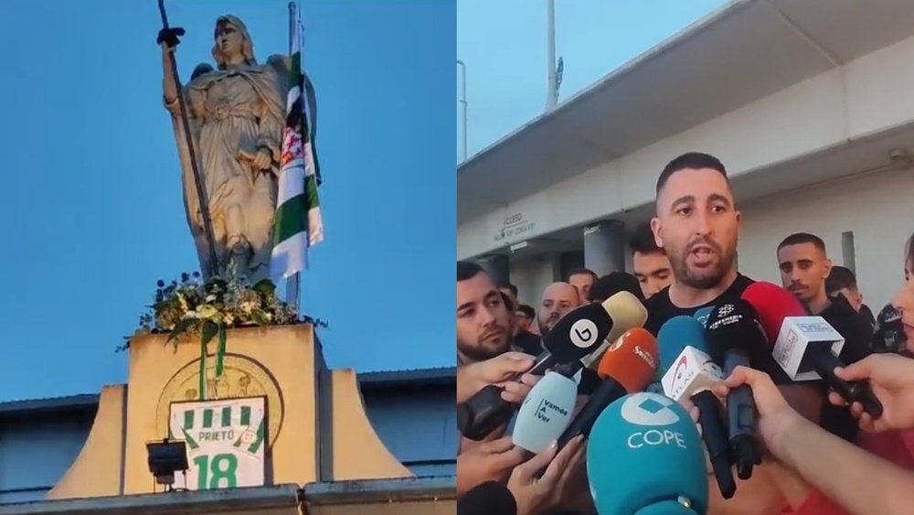 El Córdoba homenajea al joven fallecido Álvaro Prieto. Captura/COPECordoba