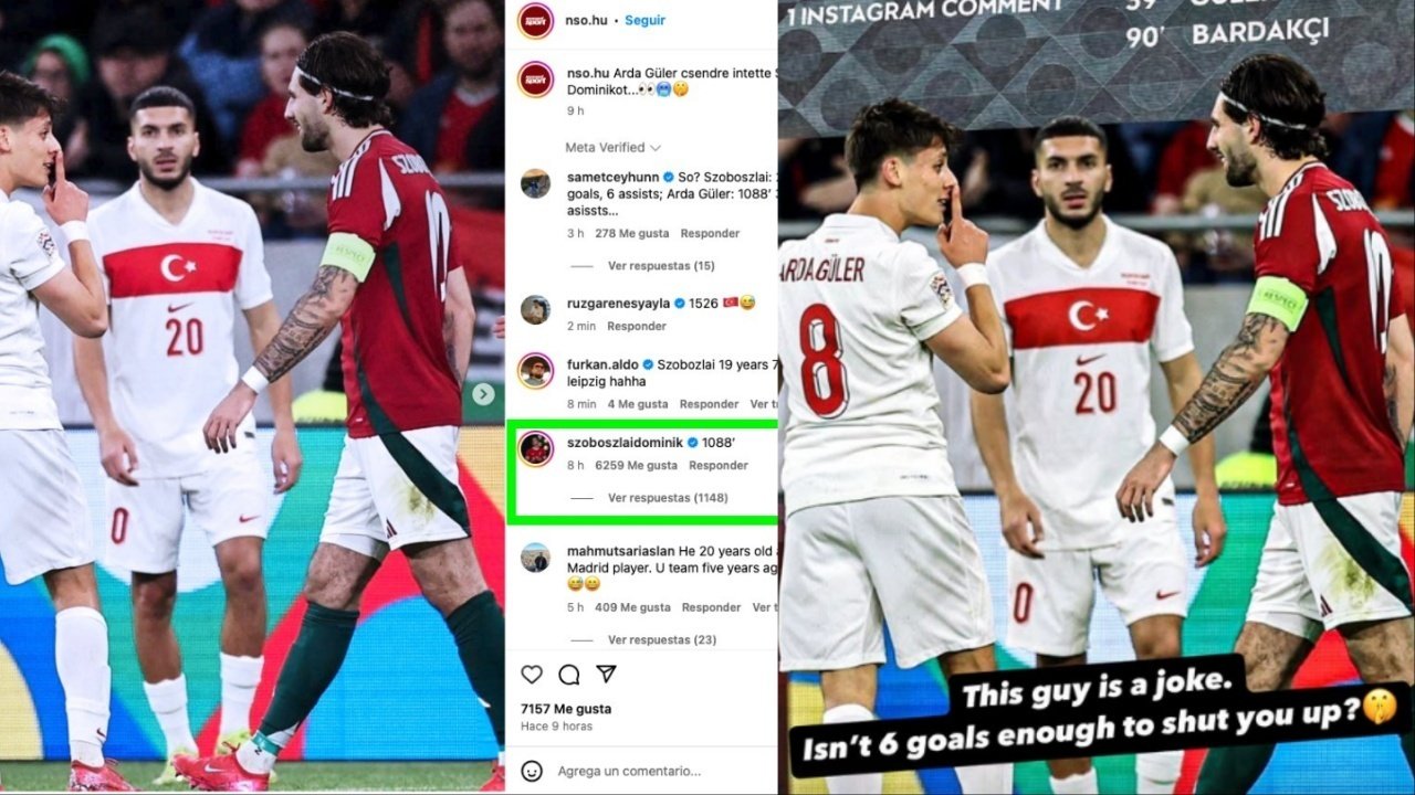 El pique Güler-Szoboszslai va a más: "¿6 goles no son suficientes para callarte?"