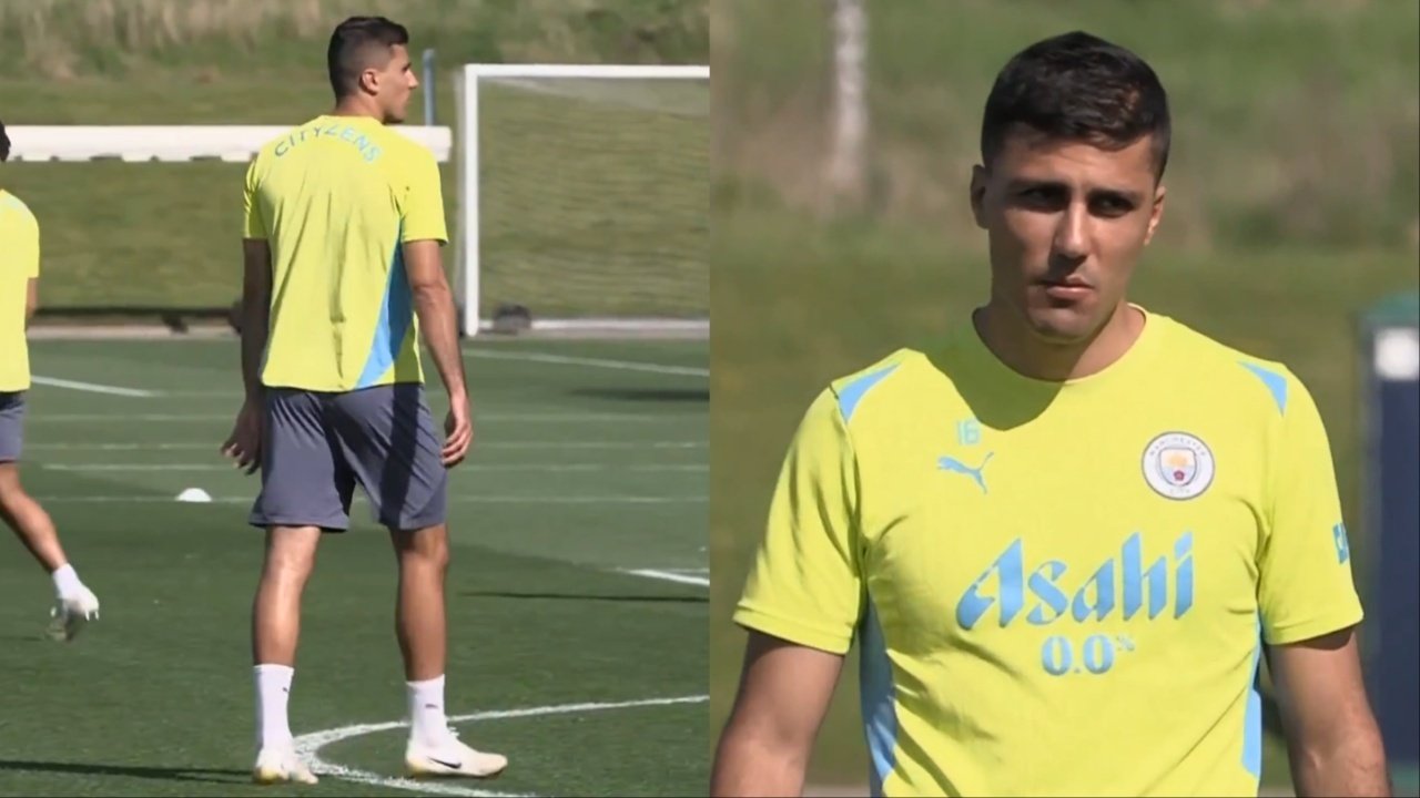 Rodri torna ad allenarsi. SkySports