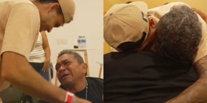 El reencuentro más esperado: ¡Luis Díaz al fin pudo abrazar a su padre!
