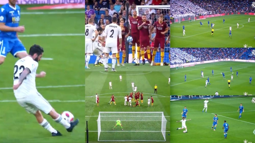 El Madrid presumió de la magia de Isco. Collage/RealMadrid