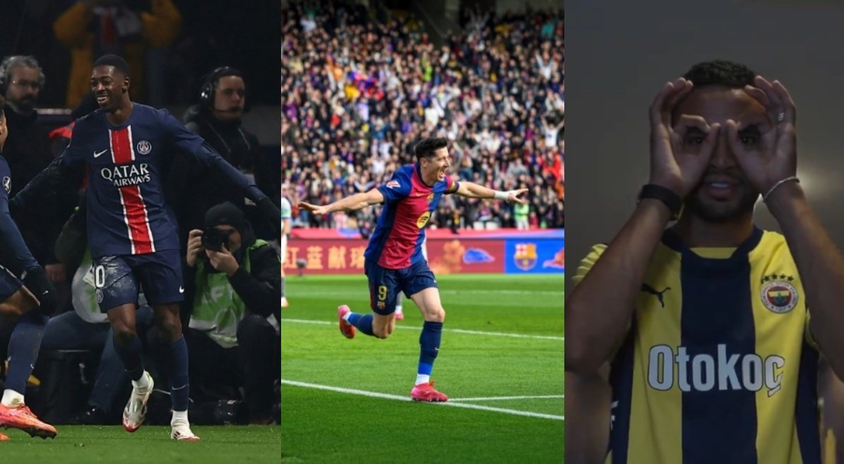 Top 10 goalscorers in Europe without penalties. Collage/AFP/EFE/Fenerbahçe