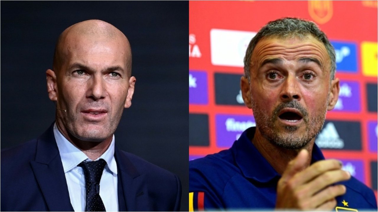 Zinedine Zidane y Luis Enrique podría asumir en la Premier League. AFP