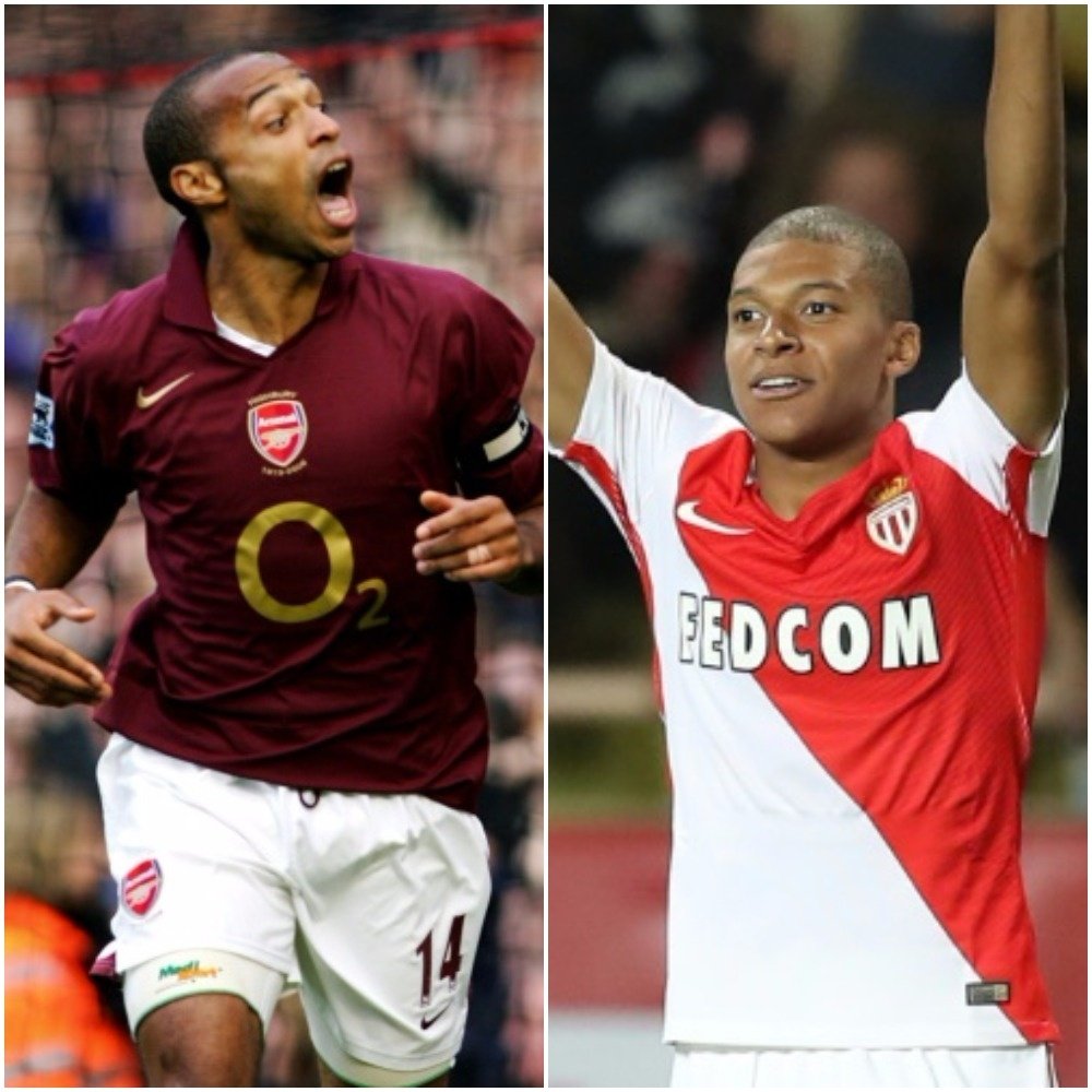 Henry y Mbappe. BeSoccer