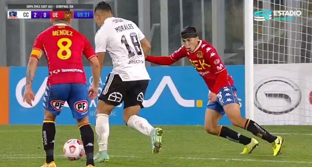 Colo-Colo consiguió el pase a la final tras golear a Unión Española (4-0). Captura/TNTSportsChile