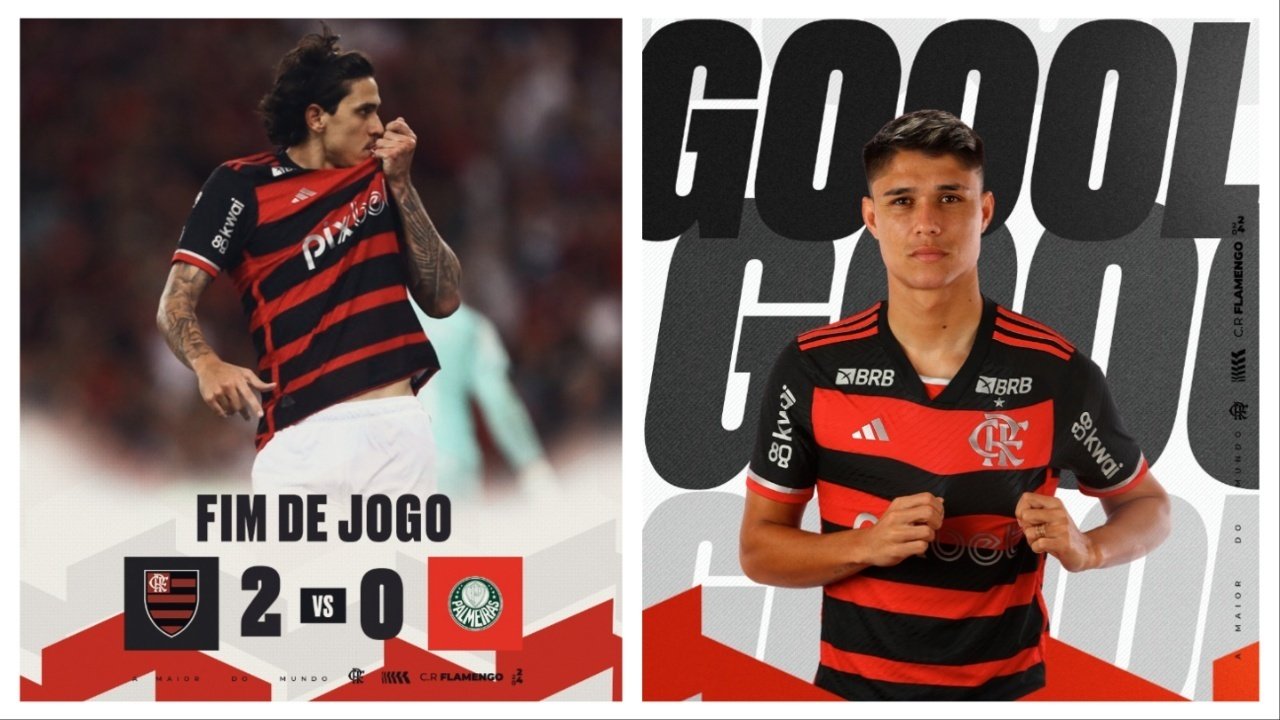 Com superioridade, Flamengo bate o Palmeiras, em disputa pela Copa do Brasil