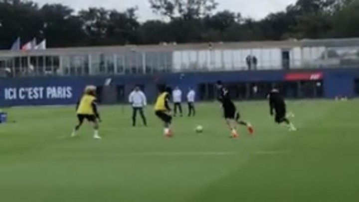 Messi y Mbappé ya se entienden: así jugaron juntos en el entrenamiento
