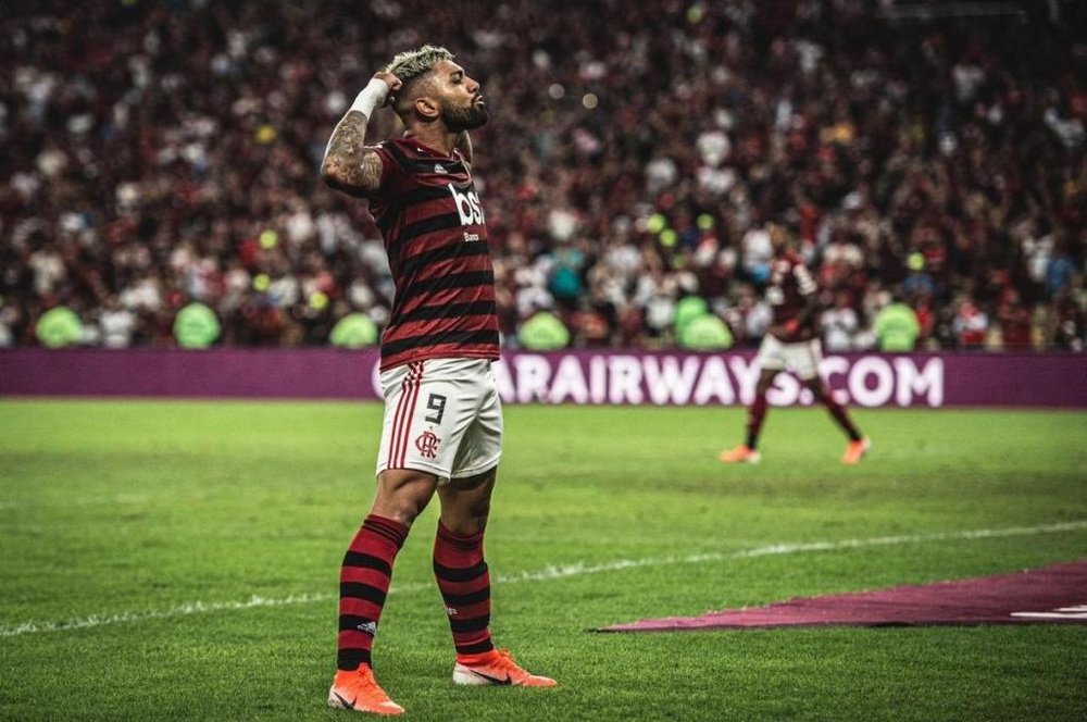 Gabigol est heureux de poursuivre au Flamengo. Twitter @gabigol