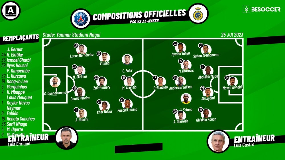 Compos officielles  PSGAl Nassr