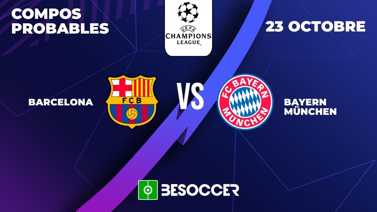 Compos Probables FC Barcelone - Bayern Münich. BeSoccer