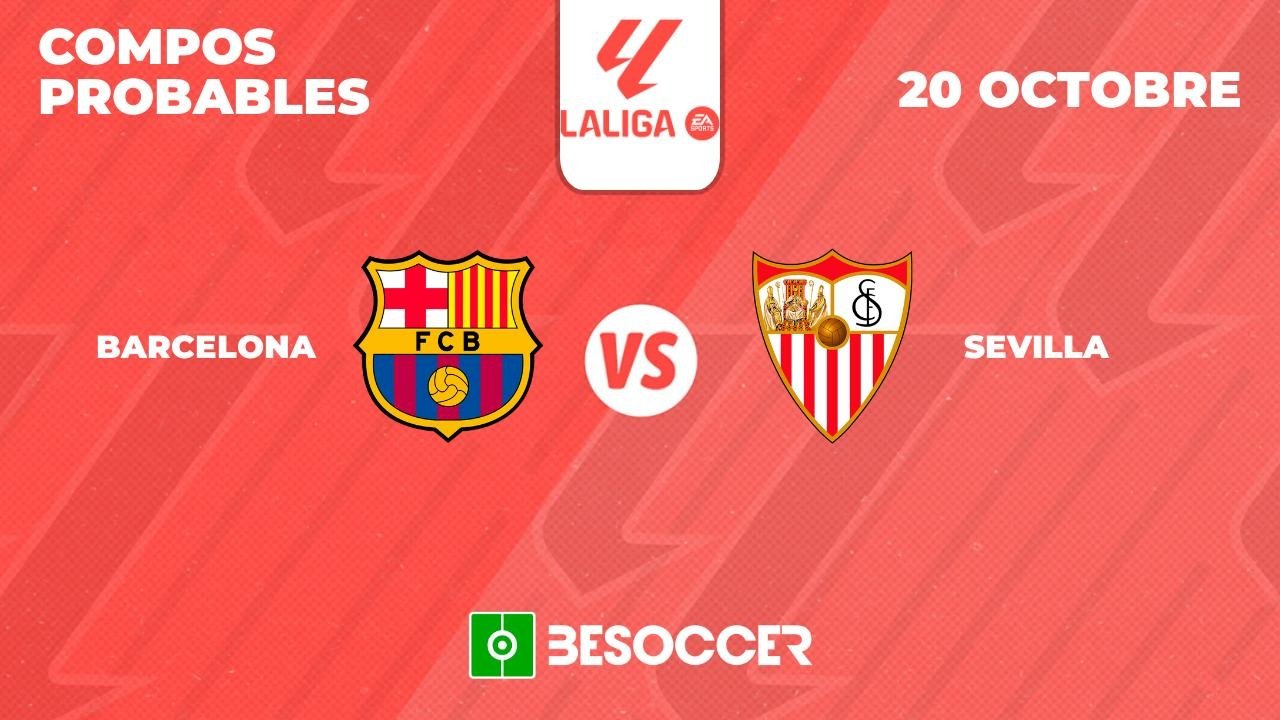 Compos Probables FC Barcelone - Séville