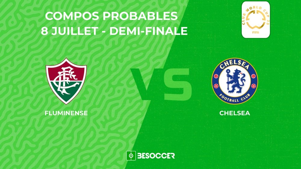 Compositions probables Fluminense - Chelsea.BeSoccer