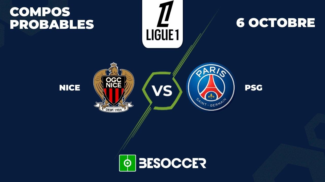 Compos Probables Nice - PSG