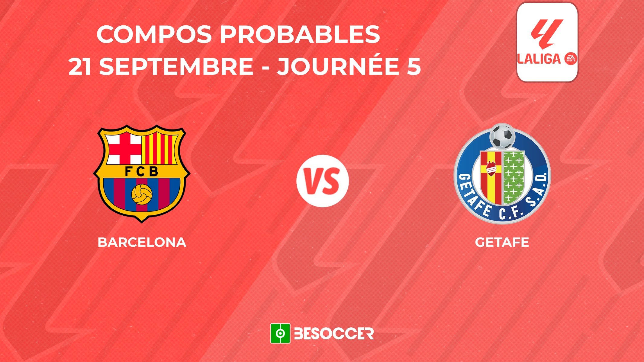 Compositions probables FC Barcelone - Getafe. BeSoccer