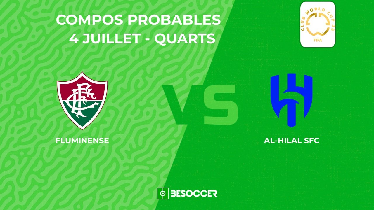 Compositions probables Fluminense - Al Hilal. BeSoccer