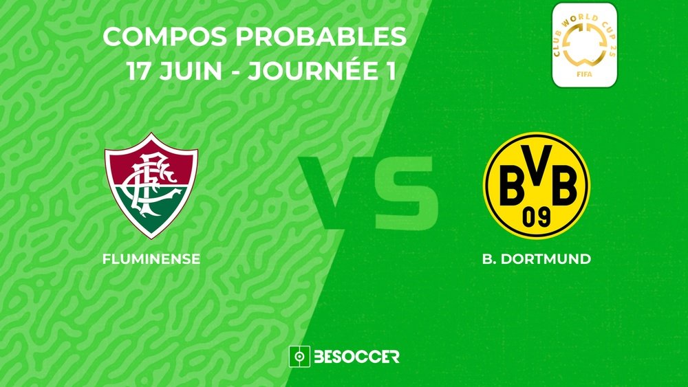 Compositions probables Fluminense - Dortmund. BeSoccer