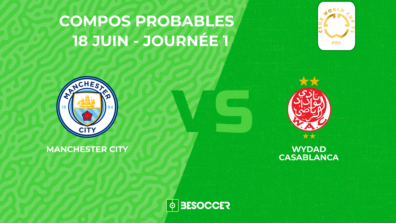 Compositions probables Manchester City - Wydad Casablanca