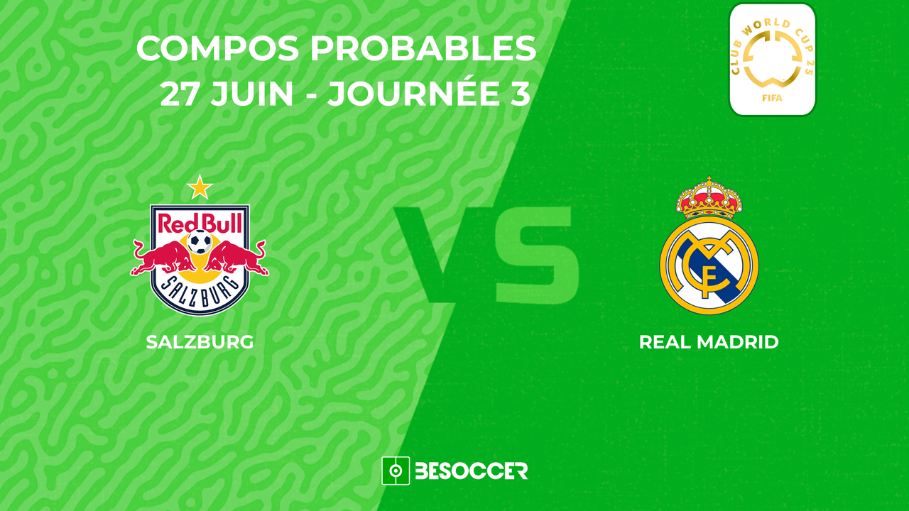 Compositions probables RB Salzbourg - Real Madrid