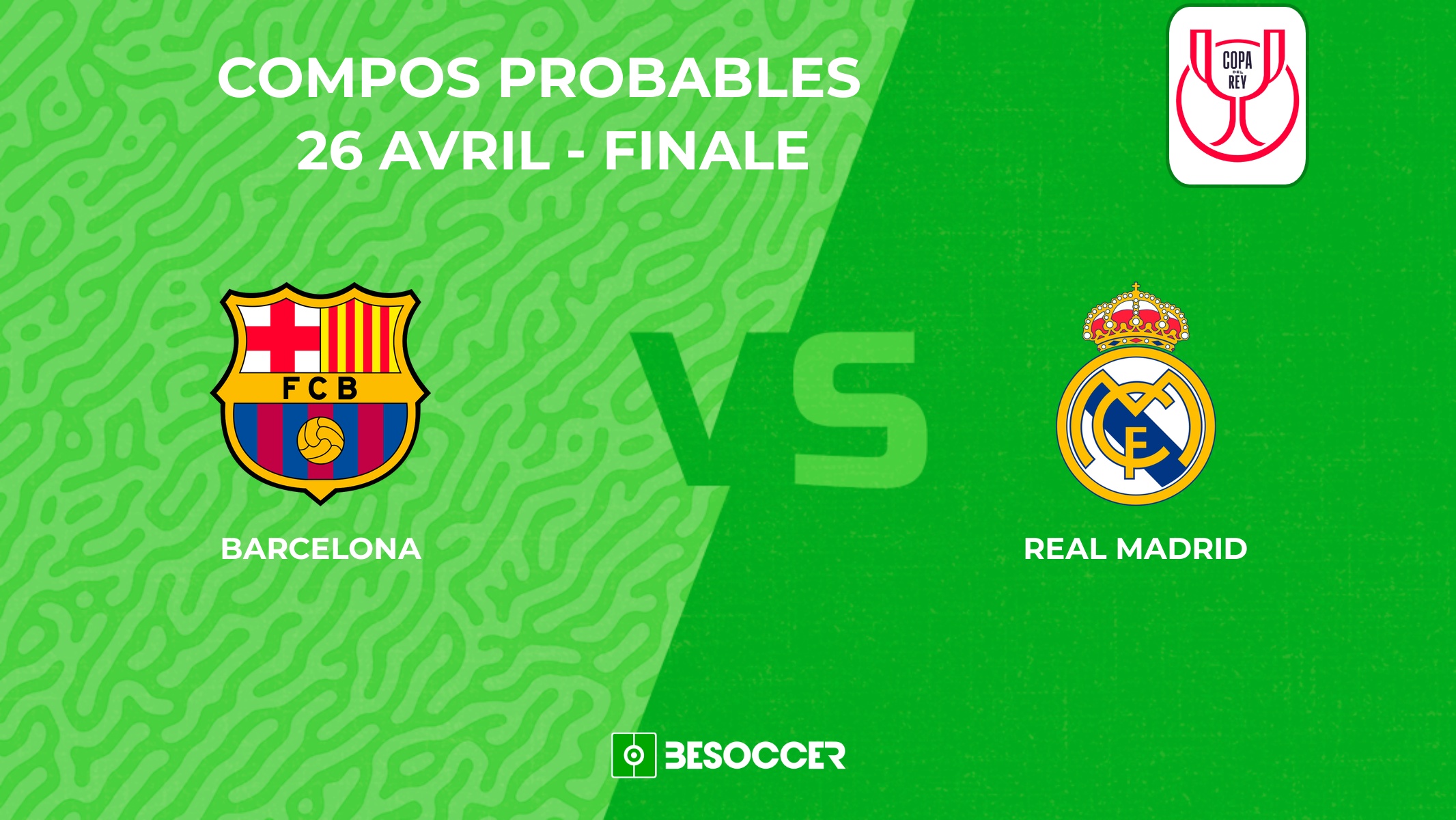 Compositions probables Real Madrid - Barcelone. BeSoccer