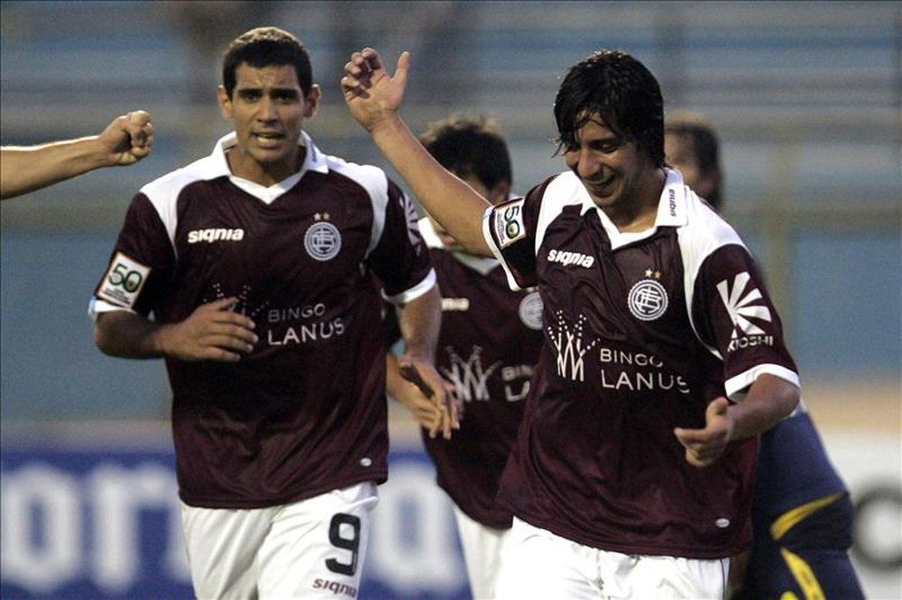 El jugador de Lanús se mostró crítico. EFE