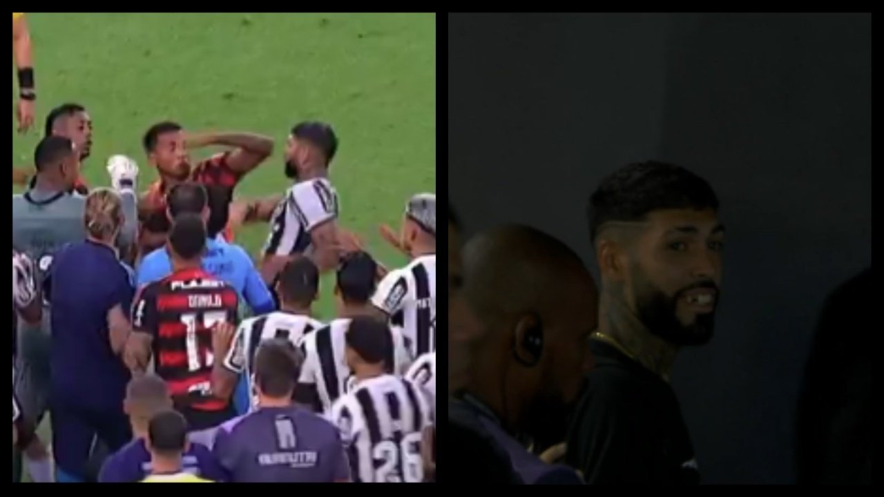 Confusão entre Flamengo e Botafogo termina com zagueiro sem um dente