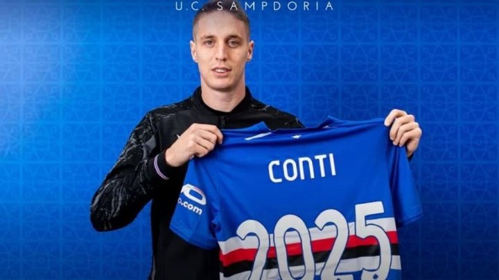 La Sampdoria se aseguró a Andrea Conti hasta 2025