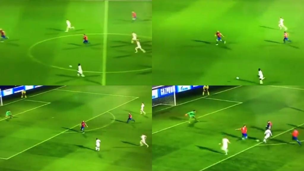 Carrerón de Vinicius y gol de Kroos