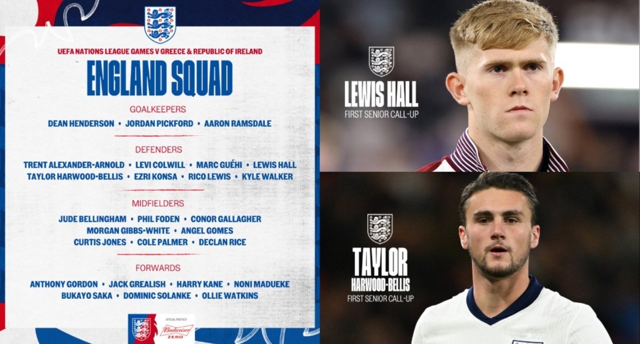 England hand first call-ups to Hall, Harwood-Bellis