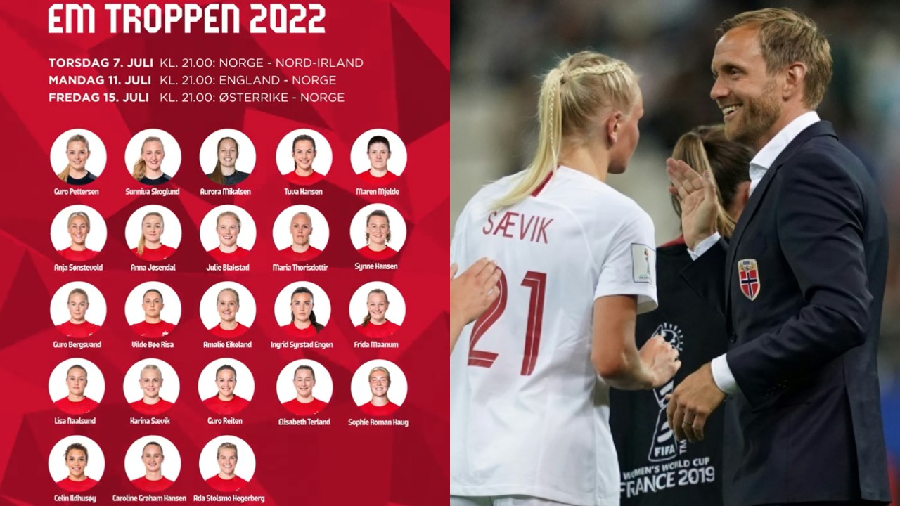 Convocatoria oficial Noruega Eurocopa Femenina 2022