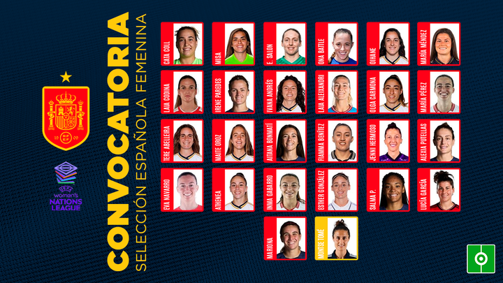 Alexia lidera la nueva lista de la Selección Española