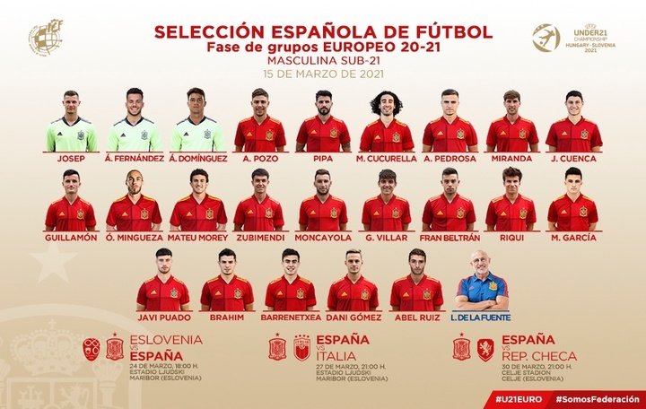 Brahim y Riqui Puig, en la lista de España Sub 21 para el Europeo