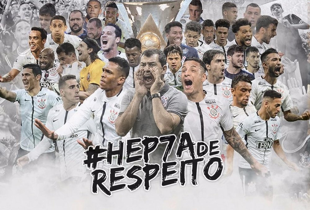 Corinthians, campeão brasileiro de 2017. Twitter/Corinthians