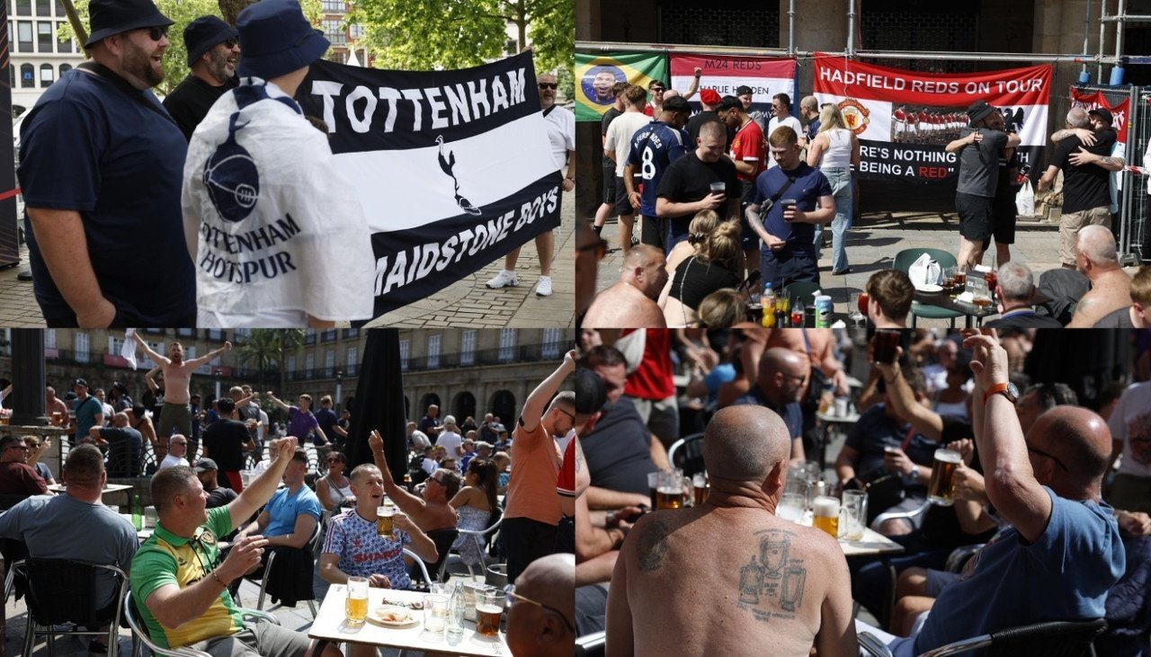 Tottenham y Manchester United juegan la final en San Mamés. EFE