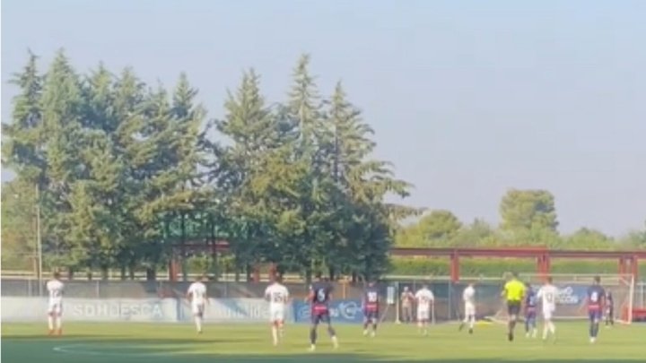 La SD Huesca se estrena en pretemporada con un insulso empate ante Osasuna Promesas