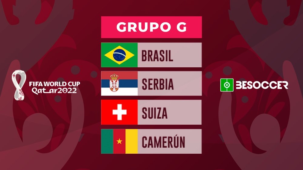 Brasil ya conoce a sus rivales de fase de grupos. BeSoccer