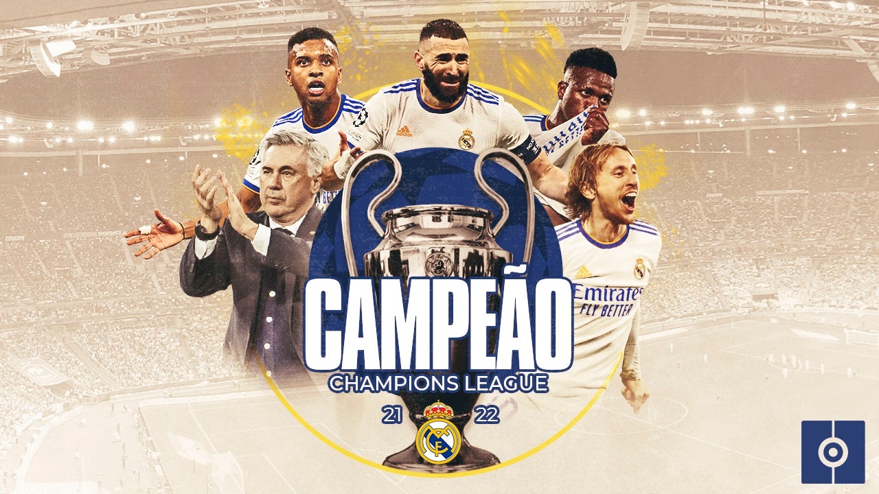 Real Madrid Campeão da UEFA Champions League 2021-22