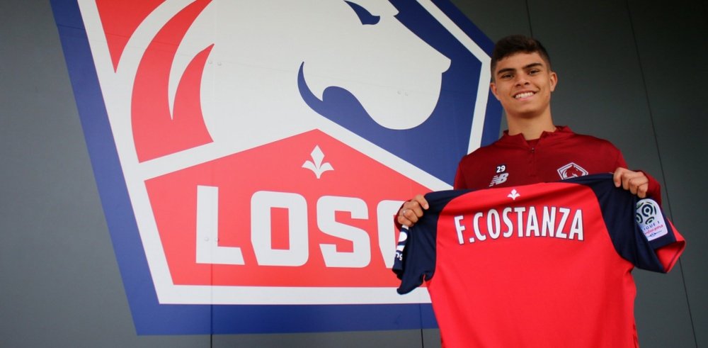 Costanza rejoint Lille. Twitter/LOSC