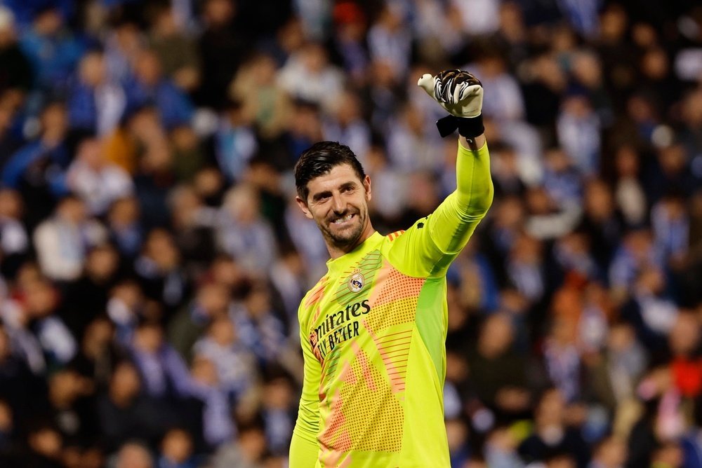 Courtois will be fit for Wednesday's Champions League clash against Atletico. EFE