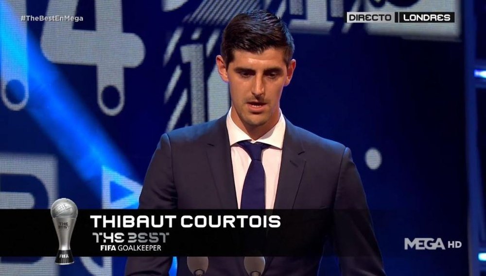 Courtois won FIFA's The Best Goalkeeper.