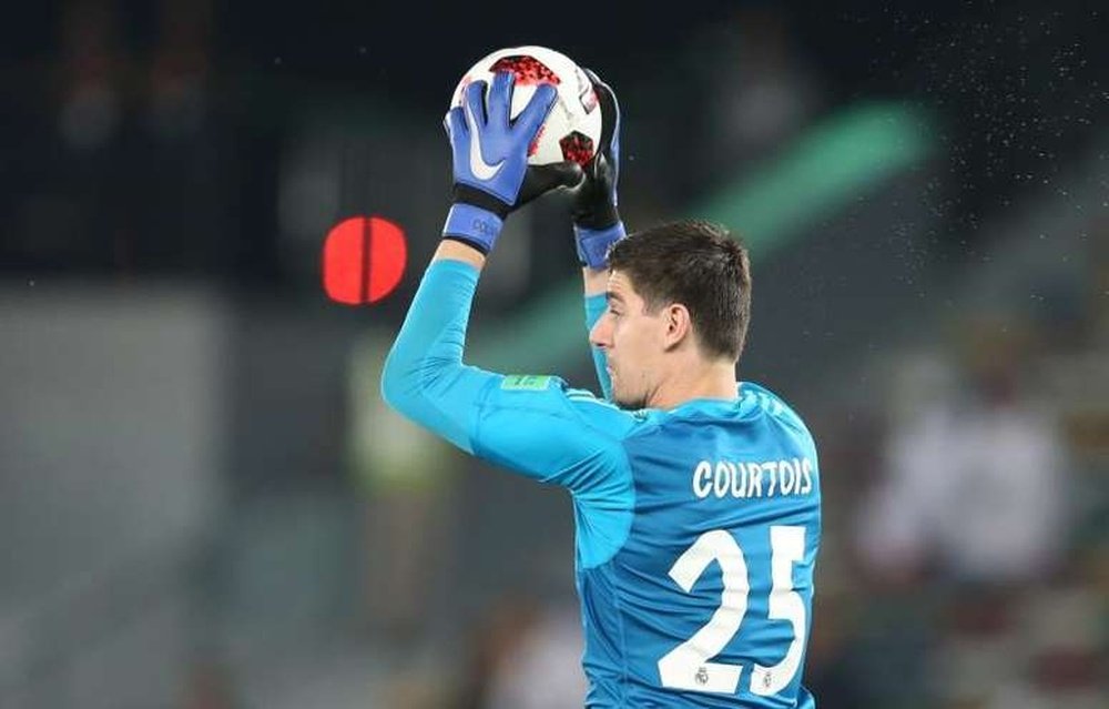 Thibaut Courtois did not train on Saturday. EFE
