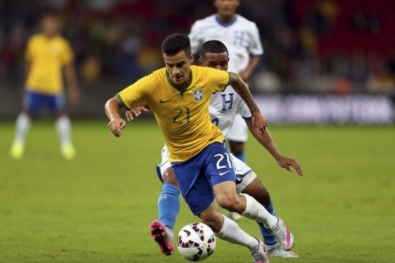 El brasileño cuajó su mejor partido del torneo. AFP