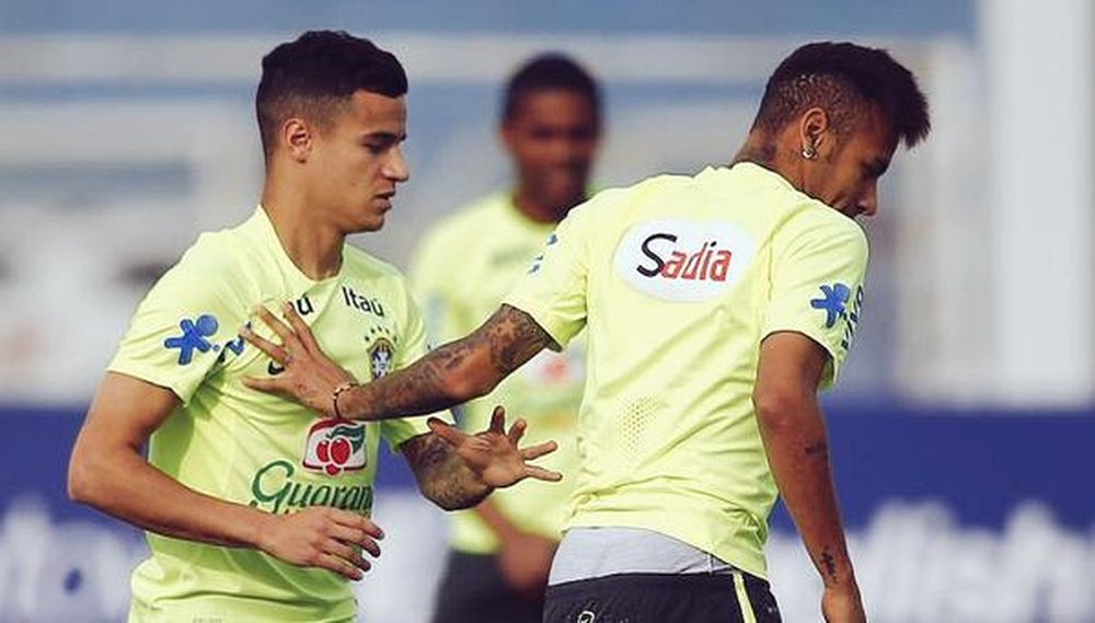 Neymar and Coutinho have been friends for a decade. Twitter