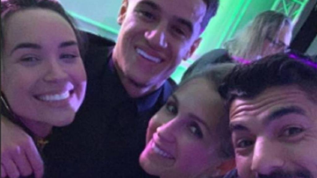 La pantilla del Barcelona celebró el cumpleaños de la mujer de Coutinho. Instagram