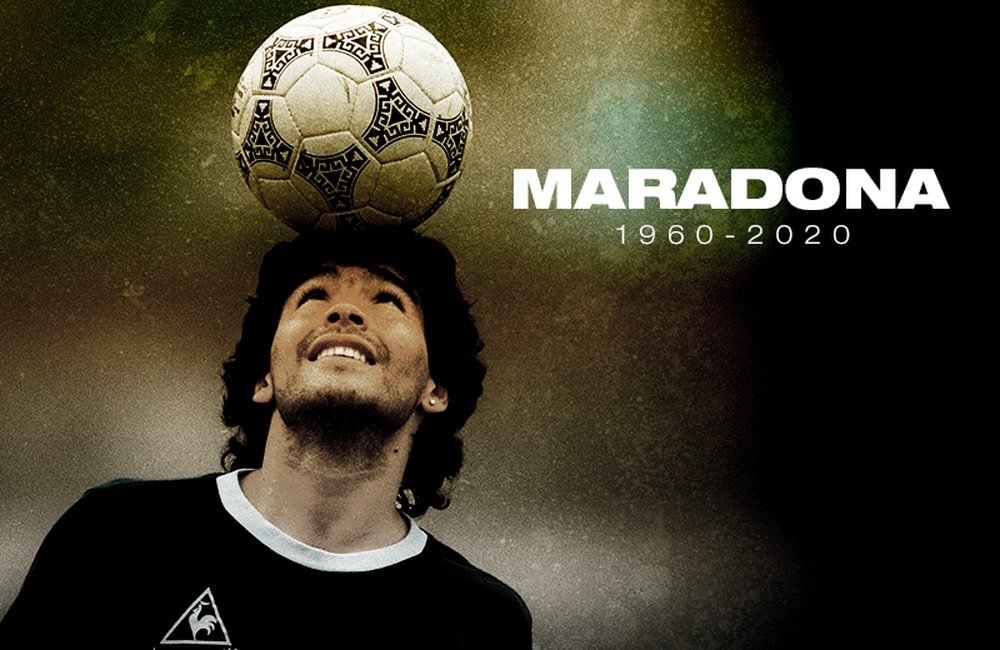 Maradona has sadly passed away. BeSoccer