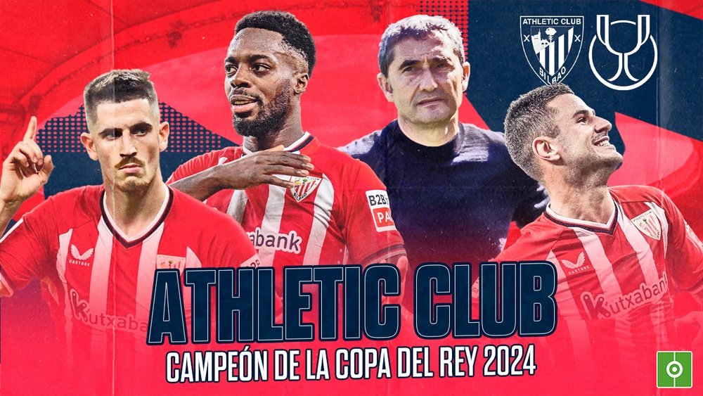 El Athletic, campeón de la Copa del Rey 40 años después
