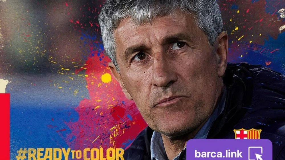 This is the plan for Setien's first day. FCBarcelona