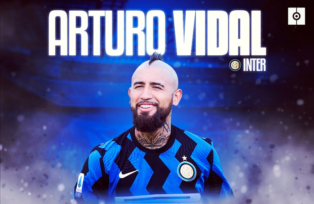 Arturo Vidal agora é da Inter de Milão. BeSoccer