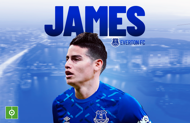 James' Everton Shirt Number Confirmed